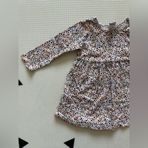 Old Navy|Baby girl ditsy floral print long sleeve dress,cottagecore boho••12-18M